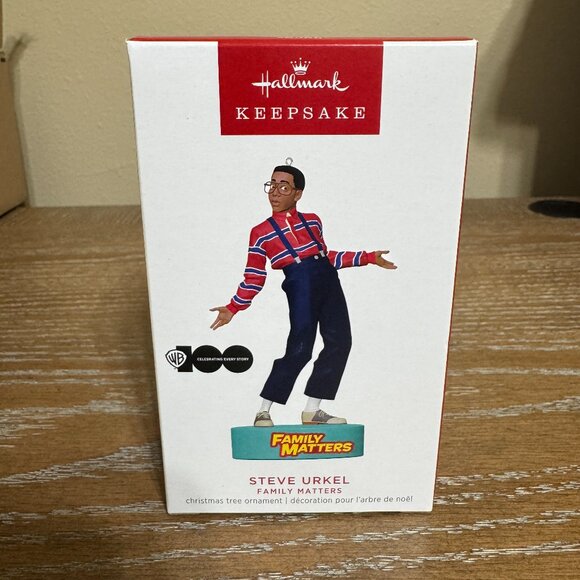 2023 Hallmark Keepsake Family Matters Steve Urkel Magic Sound Ornament New - Picture 1 of 4